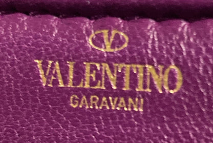 Valentino Garavani One Stud Chain Flap Bag Leather Micro