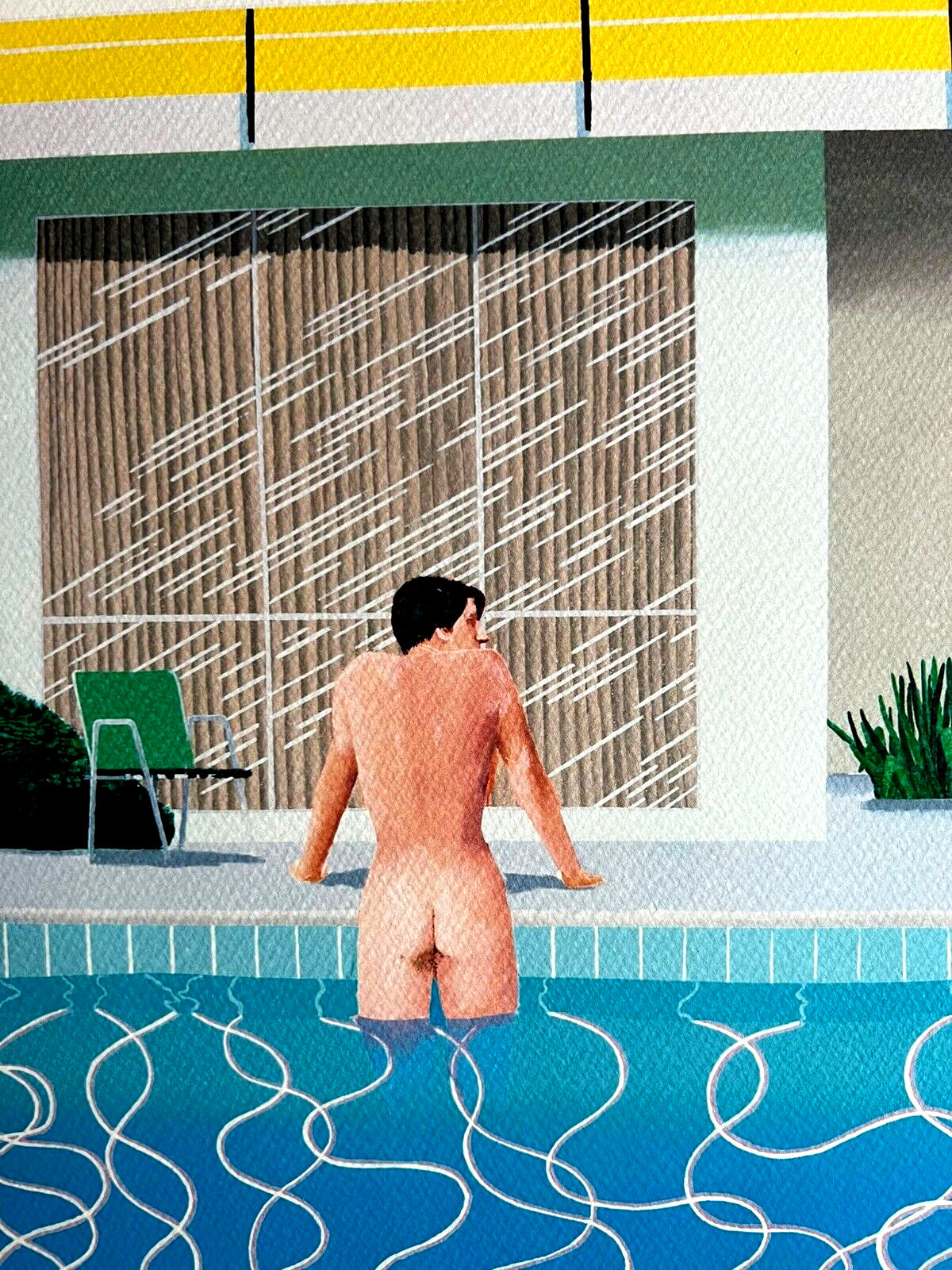 David Hockney - Lithograph Coa Original Signed Numbered By Hand Limited