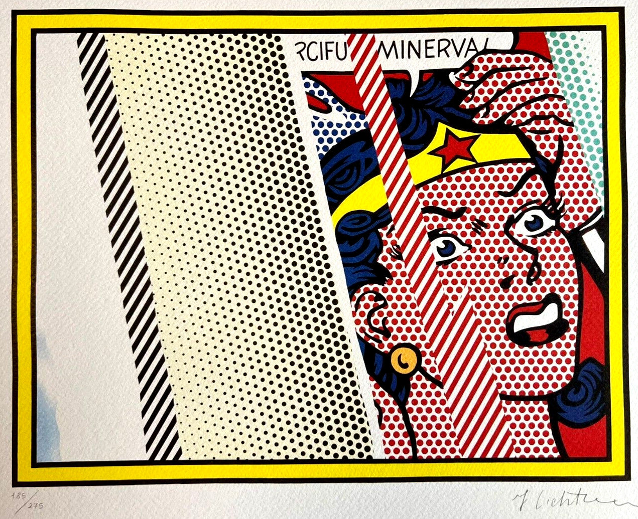 Roy Lichtenstein Lithograph Coa Signed Op Numbered