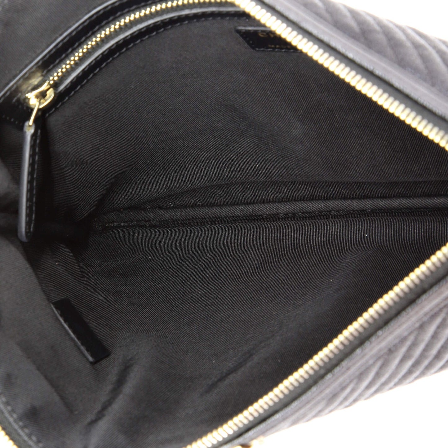 Chanel Boy O Case Clutch Chevron Caviar Medium