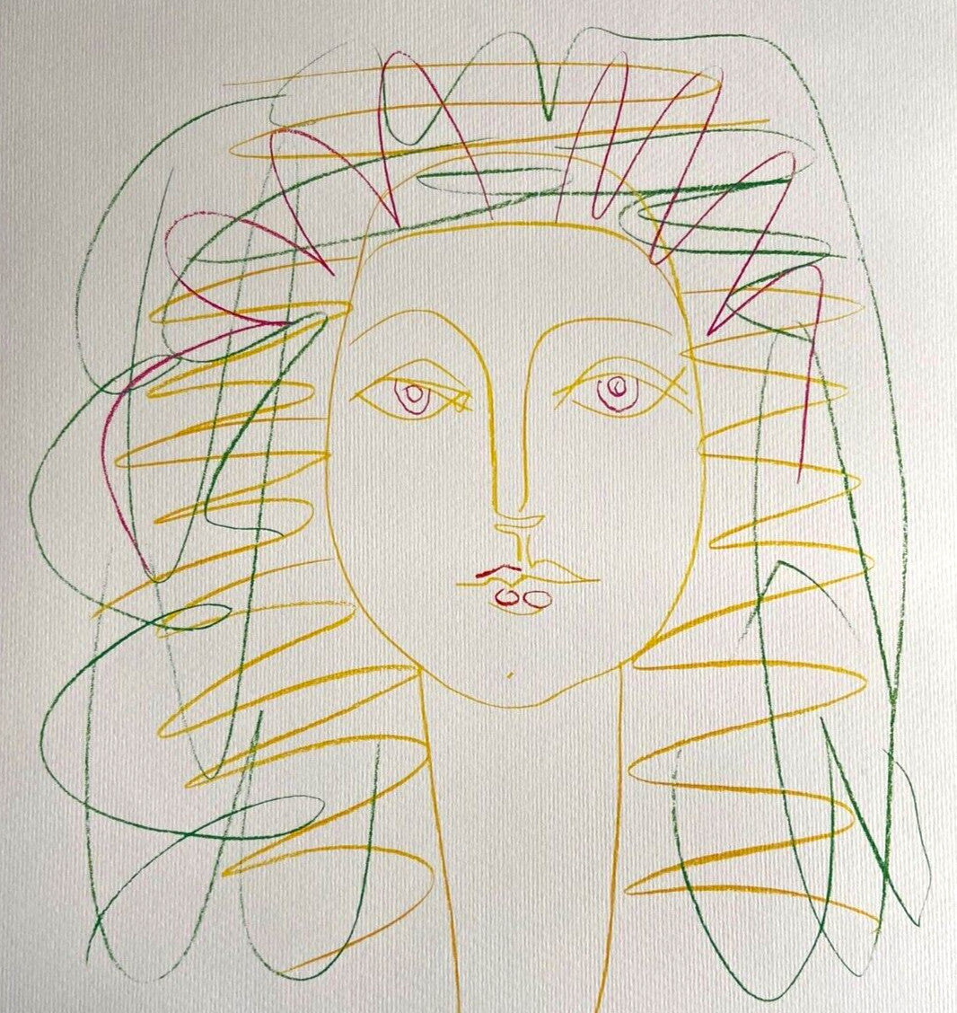Pablo Picasso Lithograph Coa Signed Numbered In Pencil Stamped