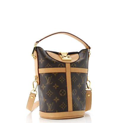 Louis Vuitton Duffle Handbag Monogram Canvas