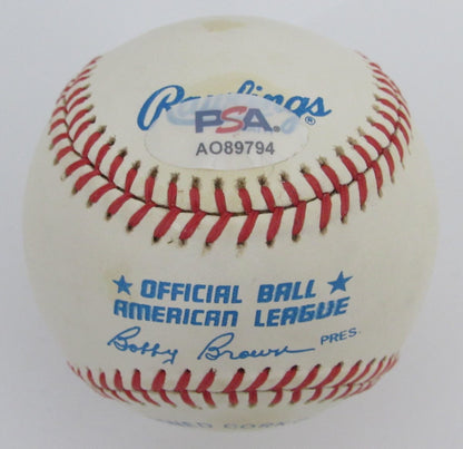 Bill Dickey Hof Signed/Autographed Oal Baseball