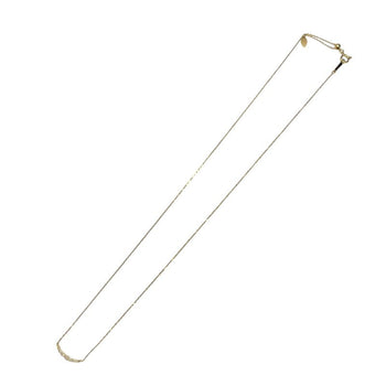 Agete Diamond Necklace K18Yg