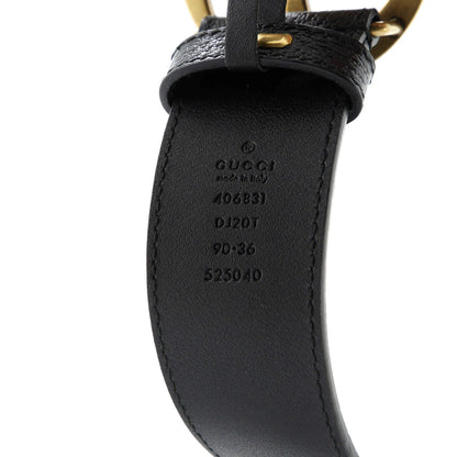 Gucci Gg Marmont Belt Leather Wide