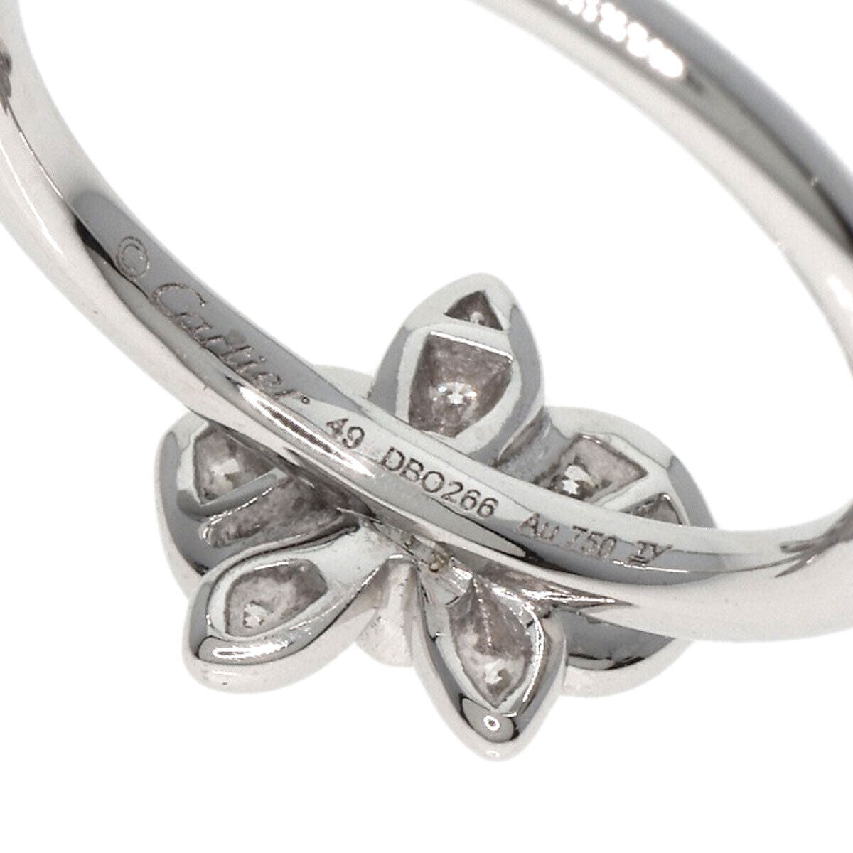 Cartier   Ring Caresse Drukide Diamond #49 K18