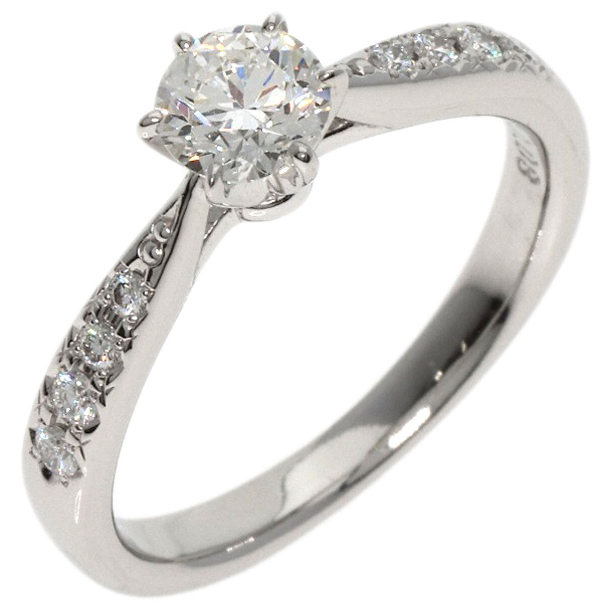 Tasaki   Ring 1P Diamond Platinum Pt950