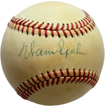 Warren Spahn Autographed Official National League Baseball (Jsa)