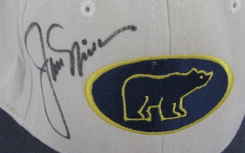 Jack Nicklaus Signed/Autographed White/Blue Golden Bear Golf Hat Jsa 190267