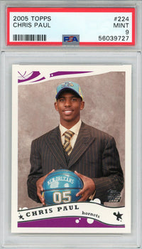 Chris Paul 2005 Topps Rookie Card #224 (Psa)