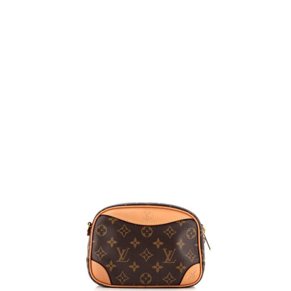 Louis Vuitton Deauville Handbag Monogram Canvas Mini