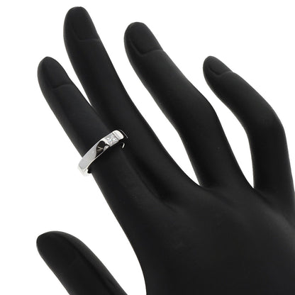 CARTIER   Ring Tank Diamond #44 K18 White Gold
