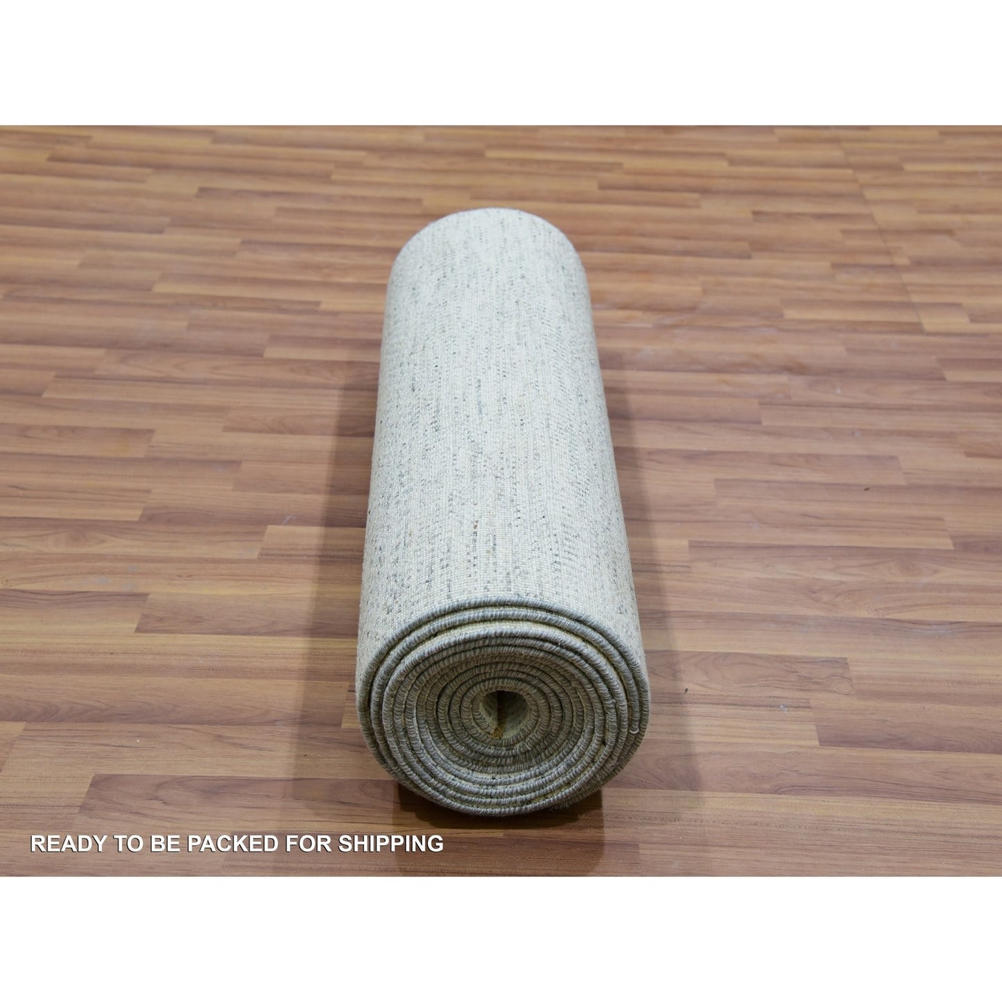 2'5"X15'10" Stonington Gray Modern Wool Hand Knotted Undyed Xl Runner Rug