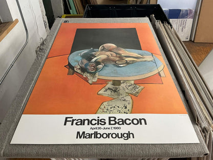Francis Bacon Figure In A Room " Poster Expressionism Orange