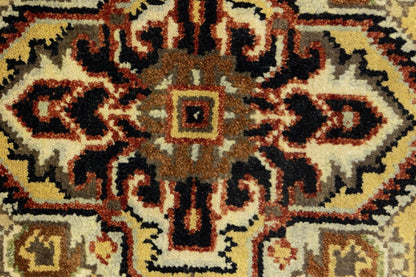 4X6 Ft Geometric Tribal Serapi Rug Wool Oriental