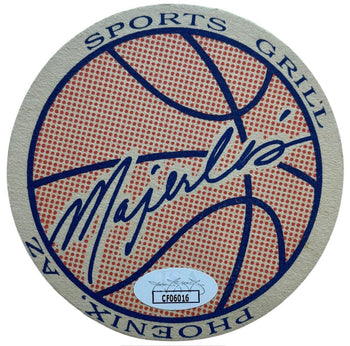 Charles Barkley Autographed Majerles Sports Grill Coaster (Jsa)