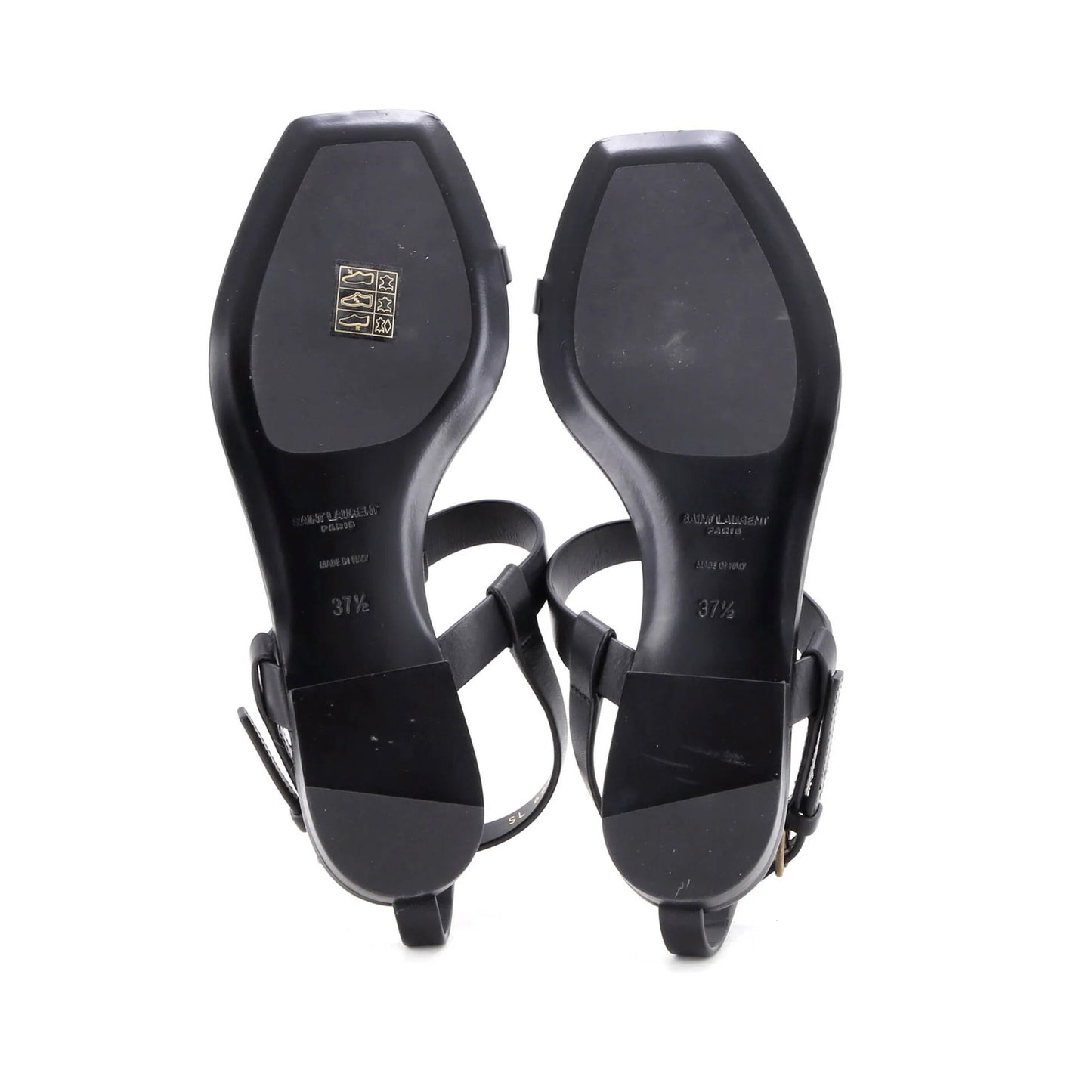 Saint Laurent Women'S Cassandra Flat Sandals Leather