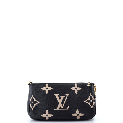 Louis Vuitton Multi Pochette Accessoires Bicolor Monogram Empreinte Giant
