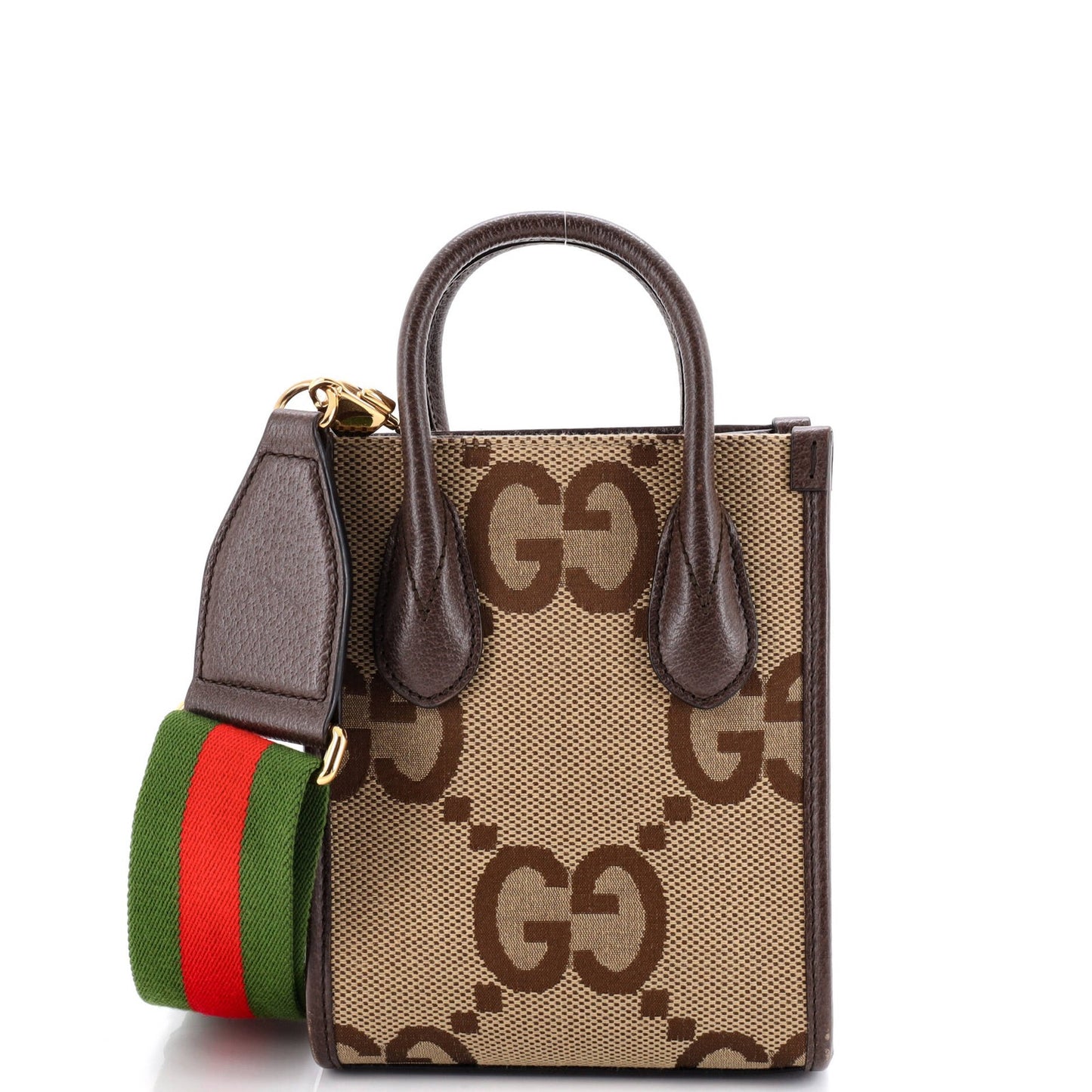 Gucci Vertical Tote Jumbo Gg Canvas Mini