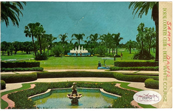 Sammy Davis Jr Autographed Golf Club Scorecard (Jsa)