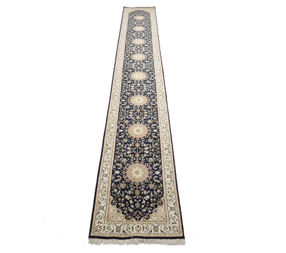 3X18 Floral Oriental Hallway Decor Wool Carpet