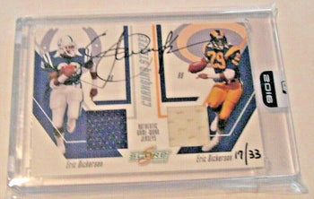 Eric Dickerson 2016 Panini Honors Game Used Dual