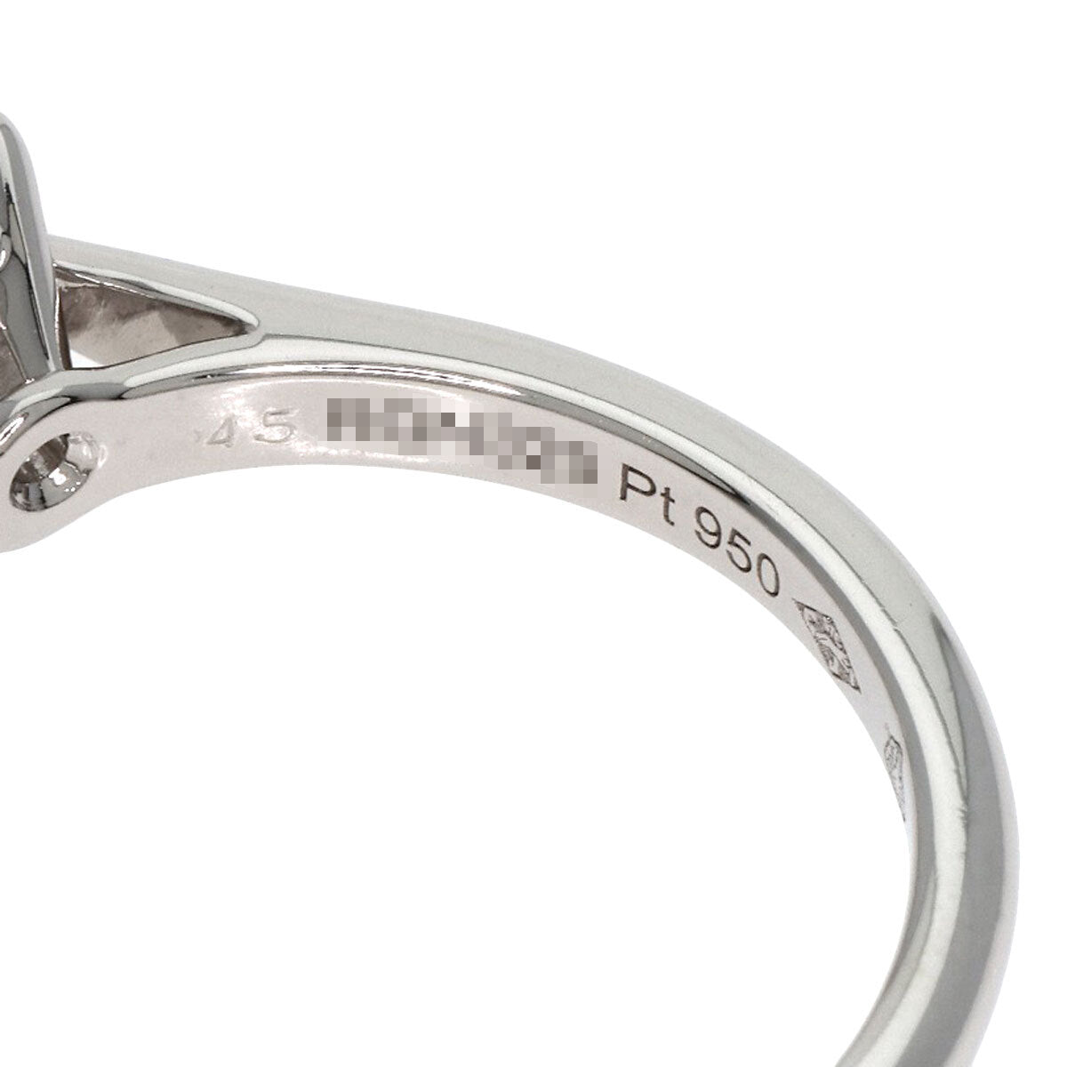 CARTIER   Ring Solitaire Diamond #45 Platinum