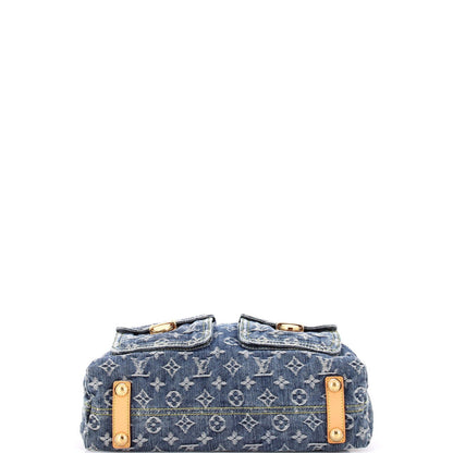 Louis Vuitton Baggy Handbag Denim Gm