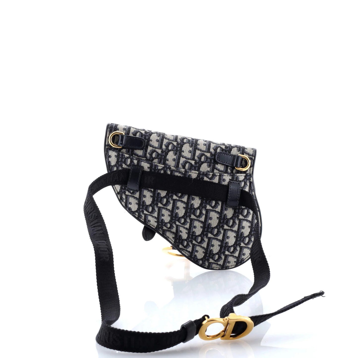 Christian Dior Saddle Belt Bag Oblique Canvas