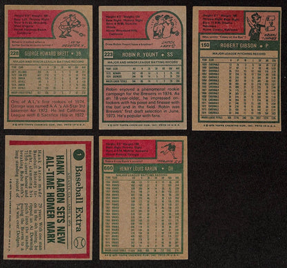 1975 Topps Baseball Card Complete Set (1-660)