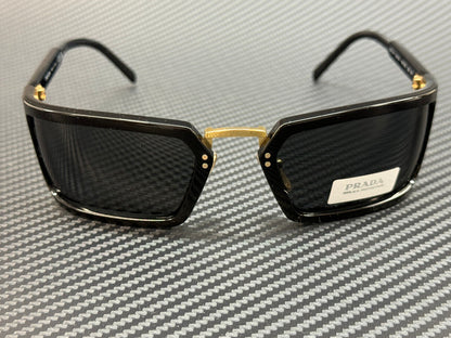 Prada Pr A11S 1Ab5S0 Black Dark Grey Men'S 62 Mm