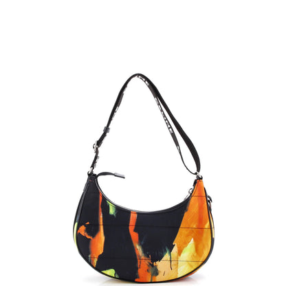 Celine Ava Shoulder Bag Printed Quilted Nylon Medium