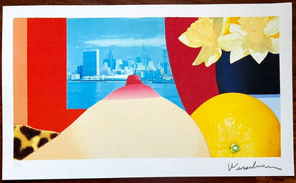 Tom Wesselmann Lithograph Handmade Coa Signed Op Numbered By Hand