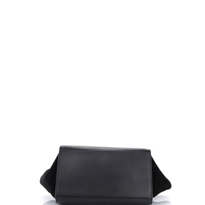 Celine Trapeze Bag Crocodile Embossed Leather Medium