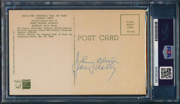 Johnny Blood Mcnally Hof Twice Autographed