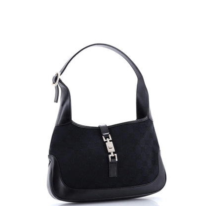 Gucci Jackie O Hobo Gg Canvas With Leather Small