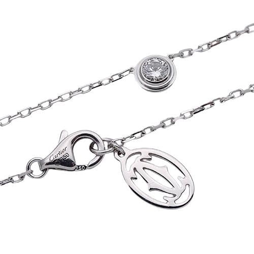 Cartier Diamants Lgers De Cartier Lm Diamond Necklace 750Wg White Gold
