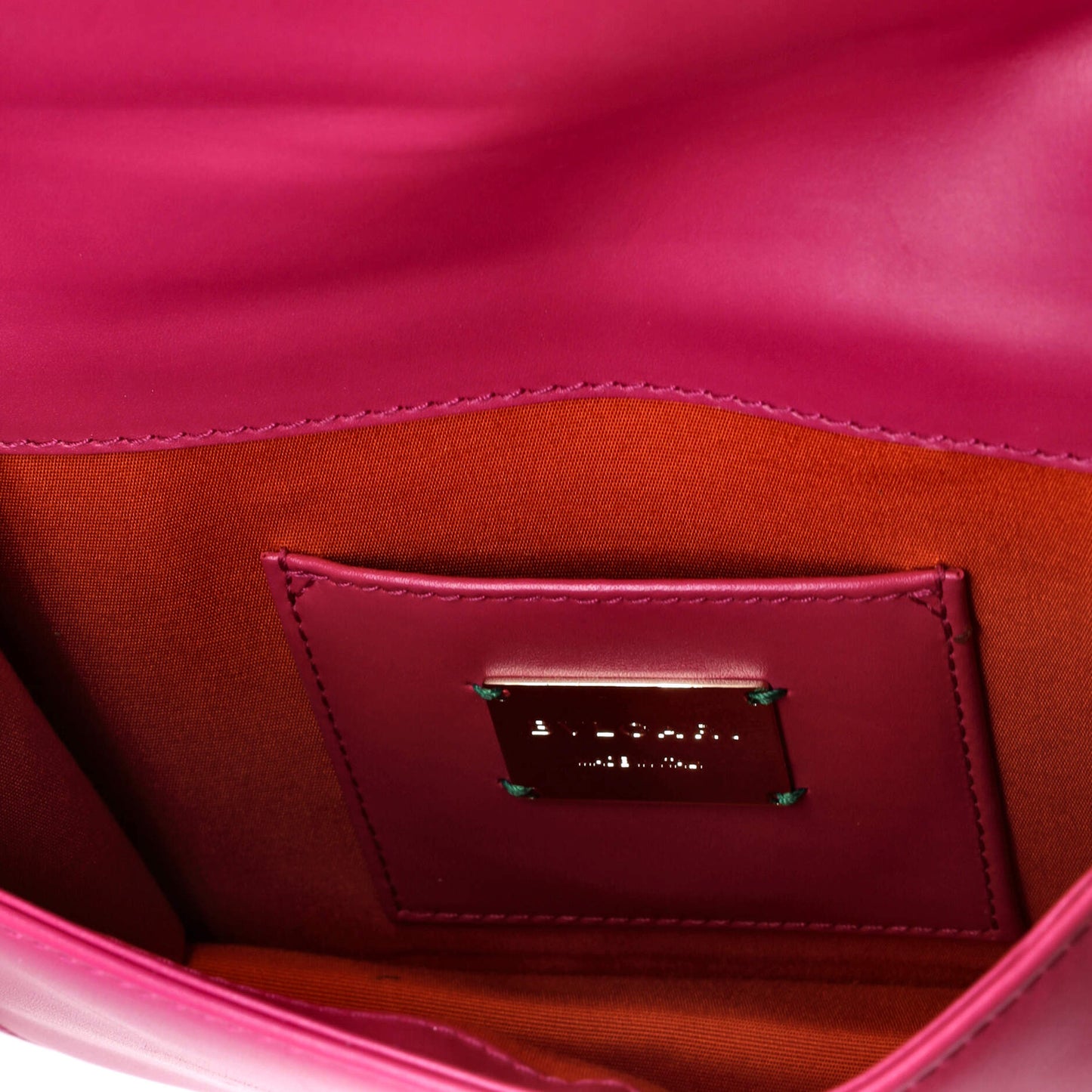 Bvlgari Serpenti Forever Square Shoulder Bag Leather And Stingray Small