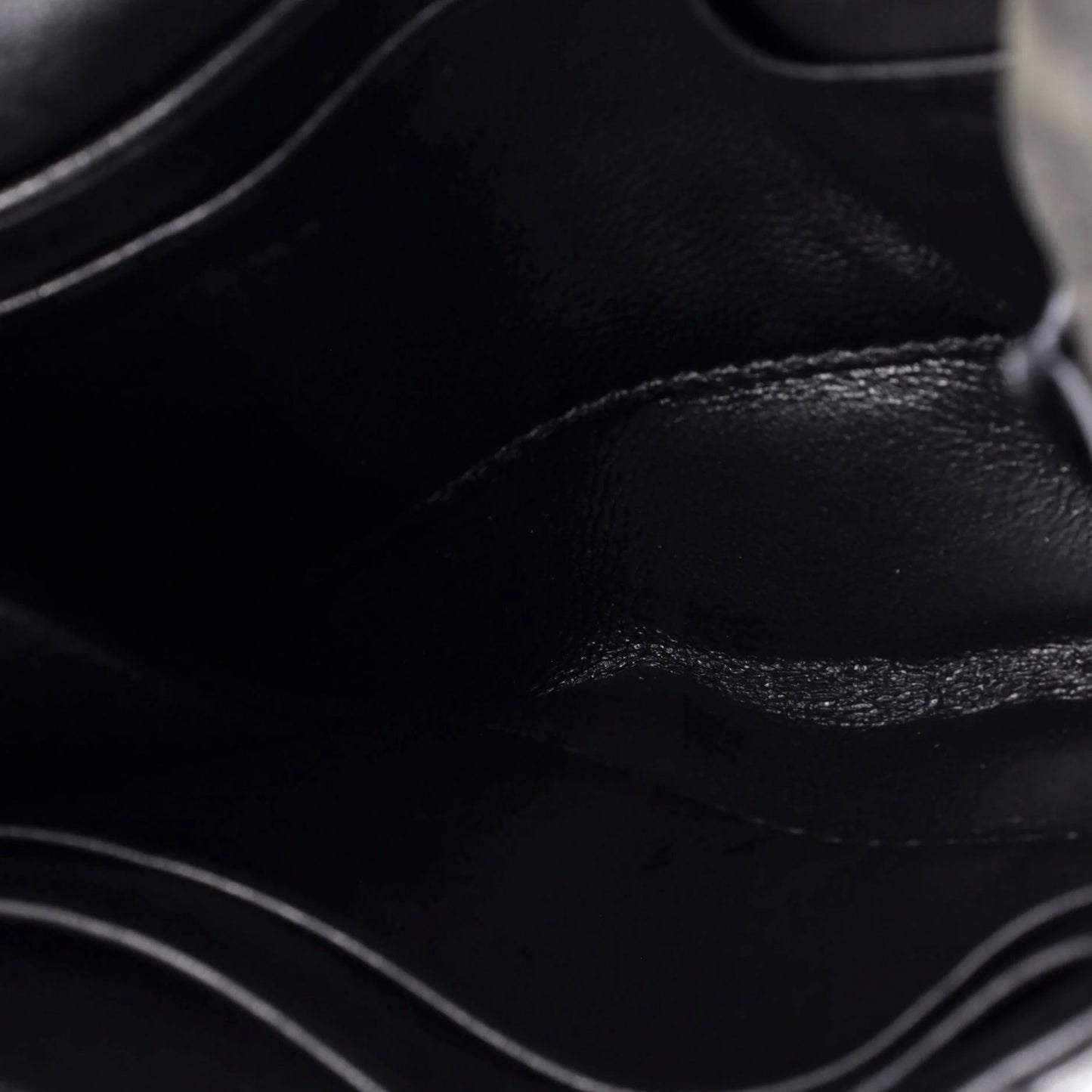 Saint Laurent Vicky Flap Wallet Vertical Quilted Leather Compact