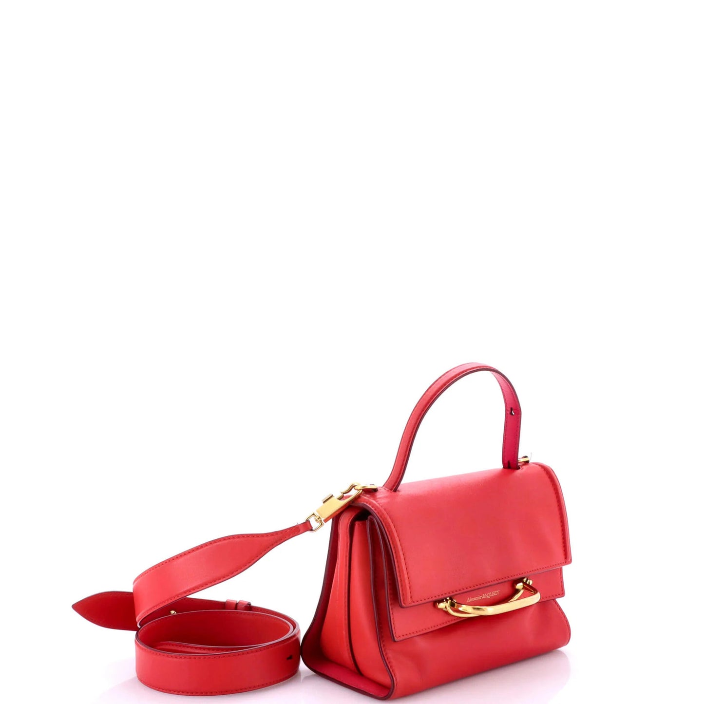 Alexander Mcqueen The Story Top Handle Bag Leather