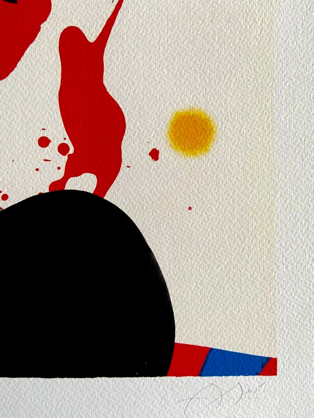 Joan Mir Lithograph Coa Signed Op Numbered In Pencil