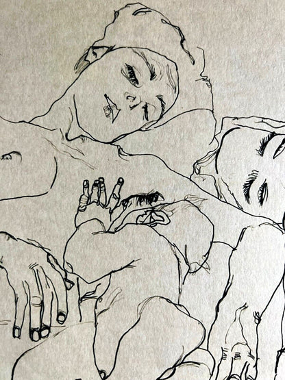 Egon Schiele Lithograph C