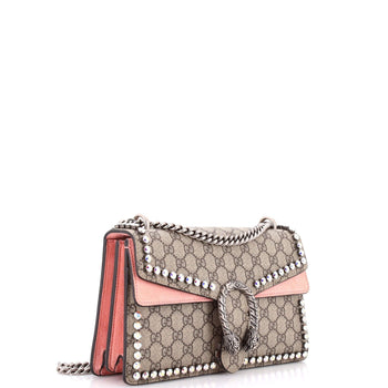 Gucci Dionysus Bag Crystal Embellished Gg Coated Canvas Small