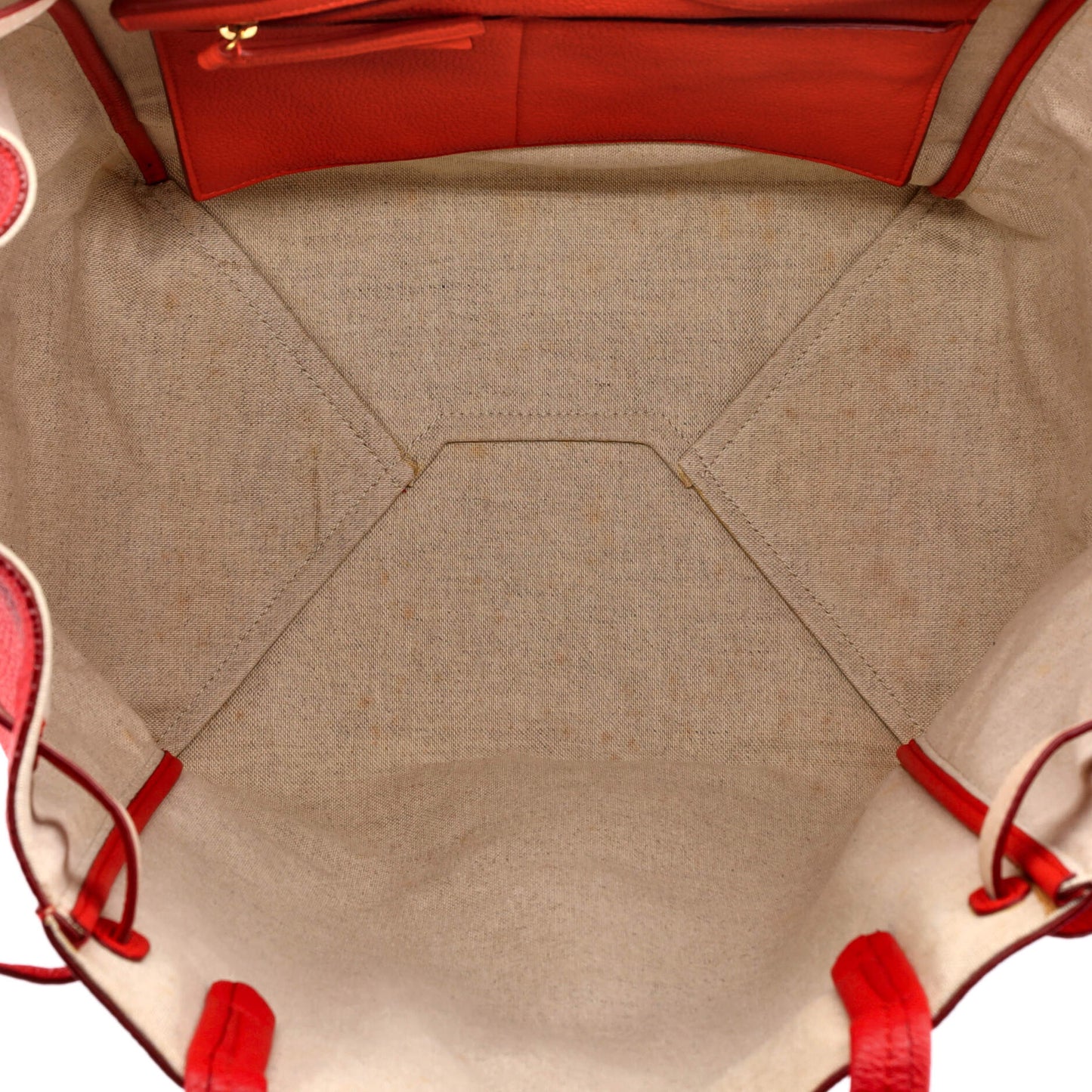 Celine Phantom Tie Cabas Tote Leather Medium