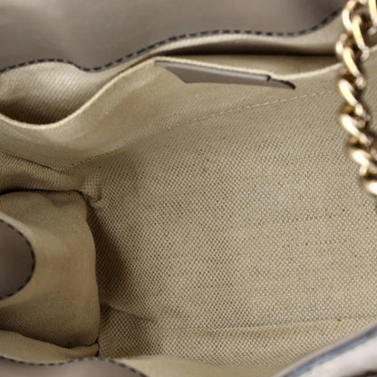 Gucci Emily Chain Flap Shoulder Bag Guccissima Leather Small