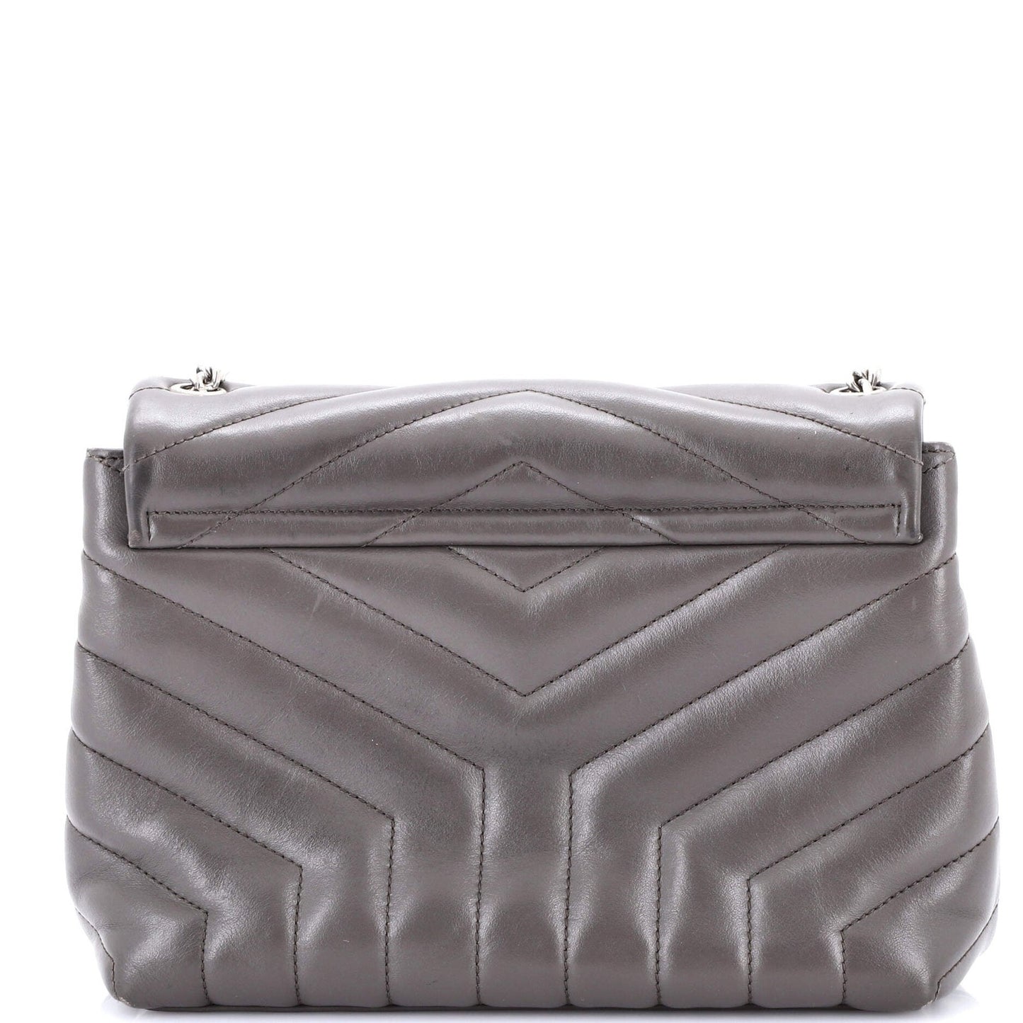 Saint Laurent Loulou Shoulder Bag Matelasse Chevron Leather Small