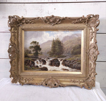 Thomas Spinks (British) Original Landscape Painting Oil On Canvas Signed Framed
