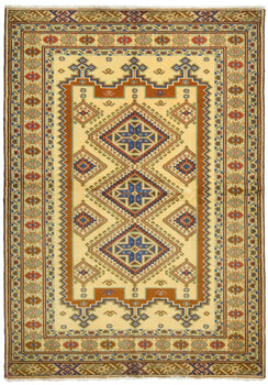 Handmade Oriental Rug Geometric Tribal Design