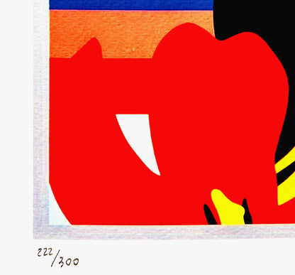 Tom Wesselmann Lithograph Handmade Coa Signed Op Numbered To Hand