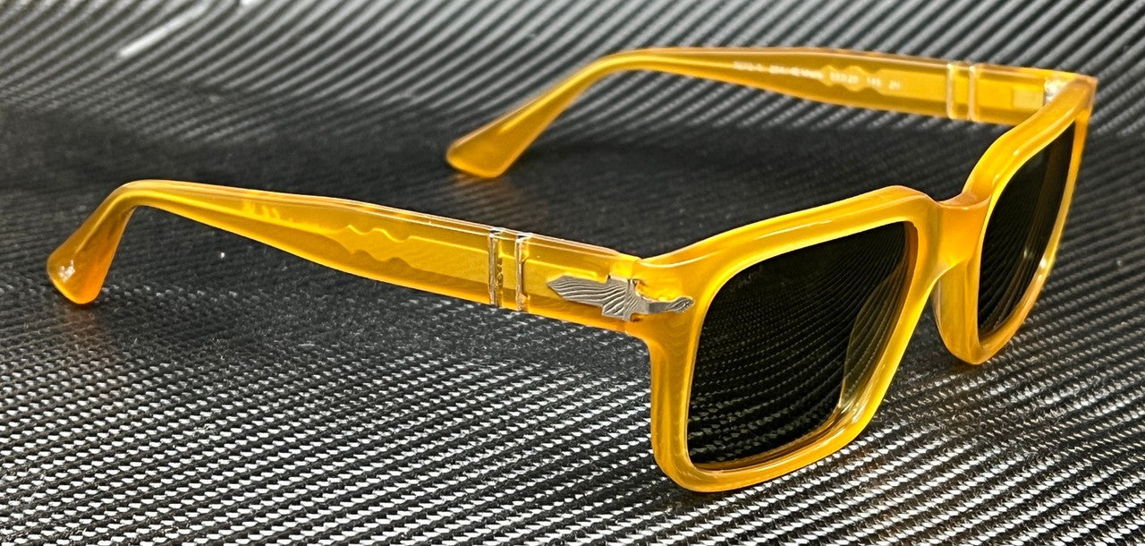 PERSOL PO3272S 204 4E Miele Yellow Unisex 55 mm Sunglasses